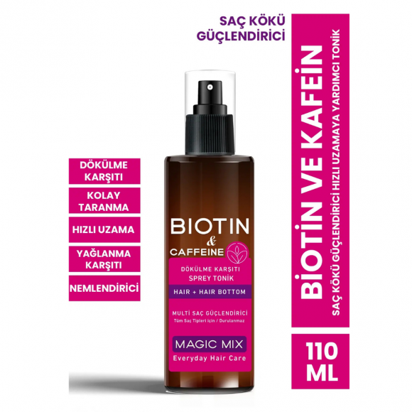 PROCSIN Magic Mix Biotin ve Kafein İçeren Saç Kökü Güçlendirici Hızlı Uzamaya Yardımcı Tonik 110 ML