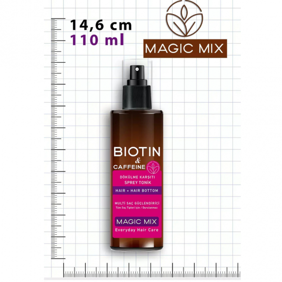 PROCSIN Magic Mix Biotin ve Kafein İçeren Saç Kökü Güçlendirici Hızlı Uzamaya Yardımcı Tonik 110 ML