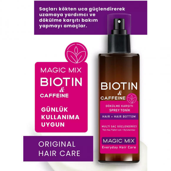 PROCSIN Magic Mix Biotin ve Kafein İçeren Saç Kökü Güçlendirici Hızlı Uzamaya Yardımcı Tonik 110 ML