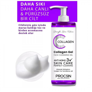 PROCSIN PROCSIN Gözenek Sıkılaştırıcı Kolajen Yüz Temizleme Jeli 150 ML