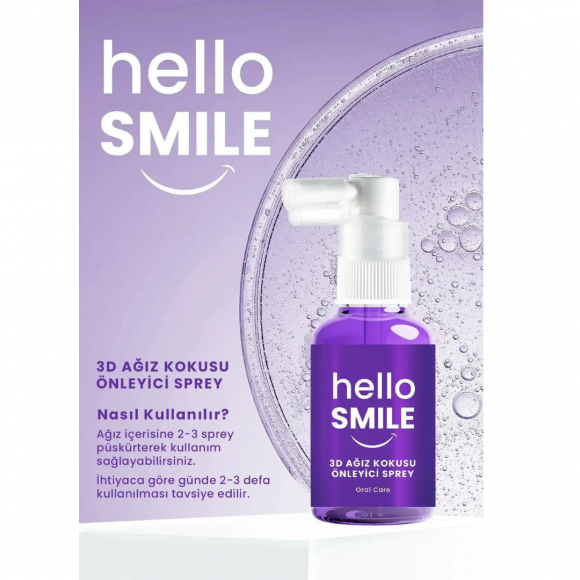 PROCSIN HELLO SMILE Anında Ferahlık 4D Ağız Koku Önleyici Sprey