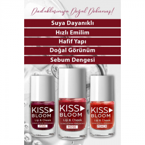 PROCSIN Kiss & Bloom Doğal Görünümlü Dudak ve Yanak Renklendirici Lip & Cheek Peach 11 ml