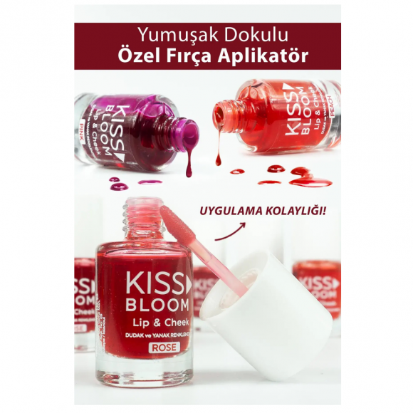 PROCSIN Kiss & Bloom Doğal Görünümlü Dudak ve Yanak Renklendirici Lip & Cheek Peach 11 ml