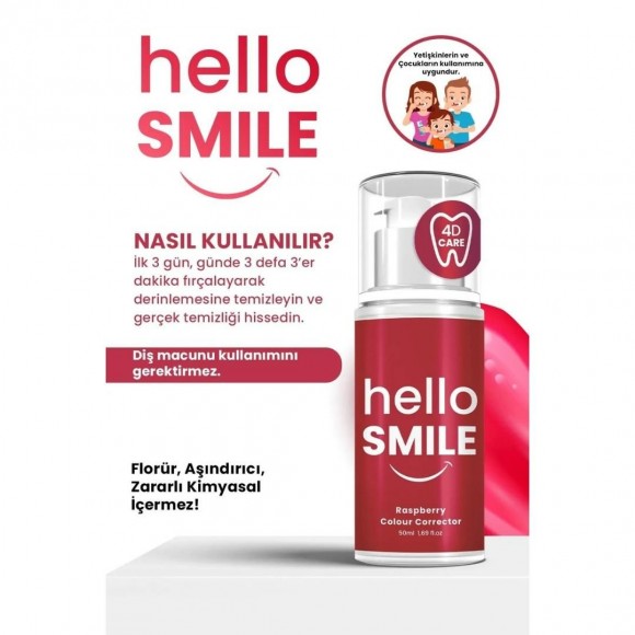 HELLO SMILE AHUDUDU AROMALI ANINDA BEYAZLATICI DİŞ JELİ