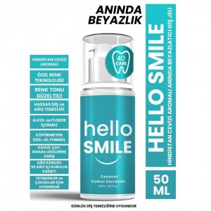 HELLO SMILE HELLO SMILE Hindistan Cevizi Aromalı Anında Beyazlatıcı Diş Jeli