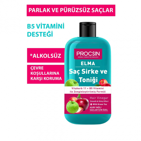 PROCSIN Yağ Dengeleyici Frambuazlı Saç Sirke ve Toniği 250 ML